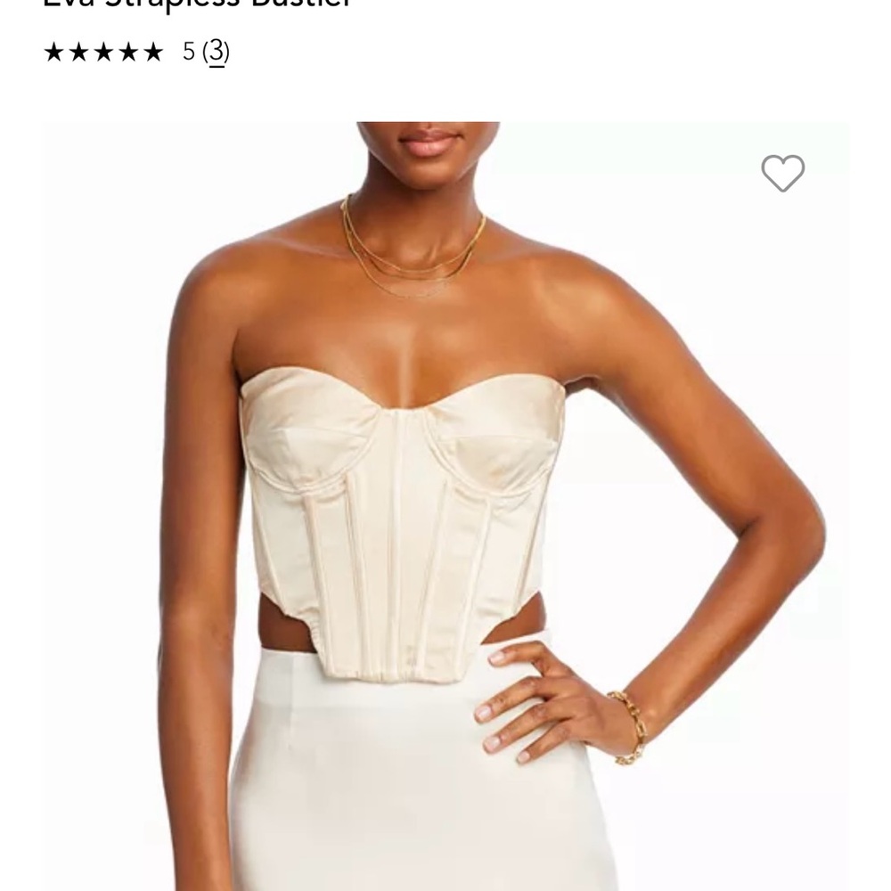 Bardot Eva Strapless Bustier size 2 NWT